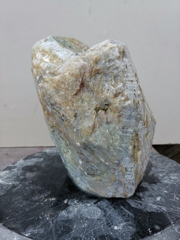 Speckstein; Einzelstck; Indien; gelb-grn-Farb Mix; 8,340 kg