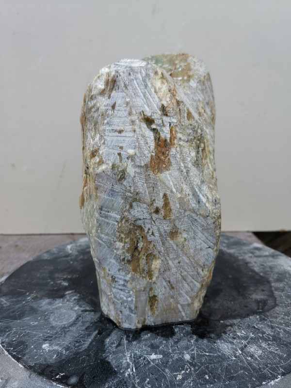 Speckstein; Einzelstck; Indien; gelb-grn-Farb Mix; 8,340 kg