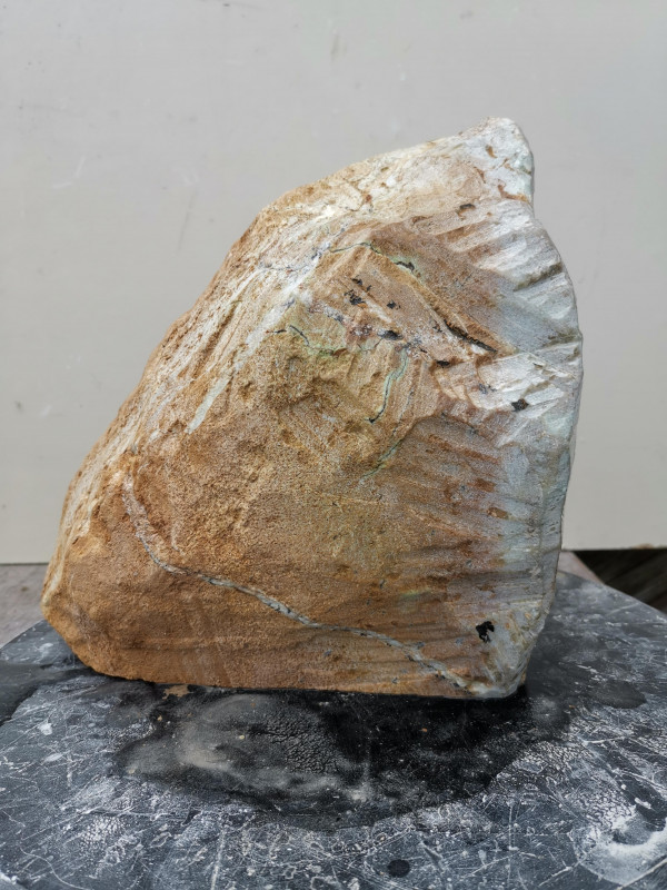 Speckstein; Einzelstck; aus Brasilien; braun Farb Mix; 7,780 kg