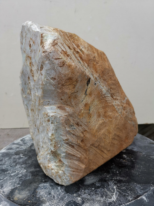 Speckstein; Einzelstck; aus Brasilien; braun Farb Mix; 7,780 kg