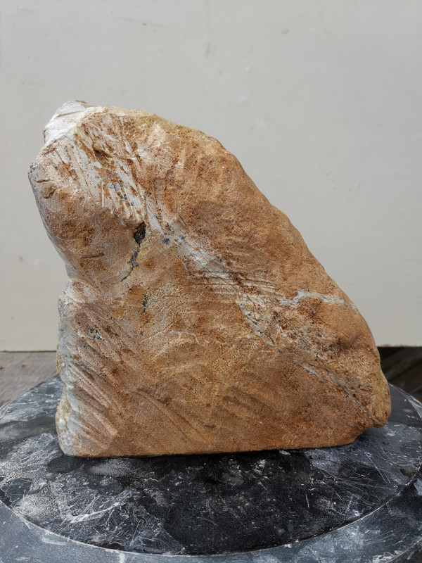 Speckstein; Einzelstck; aus Brasilien; braun Farb Mix; 7,780 kg