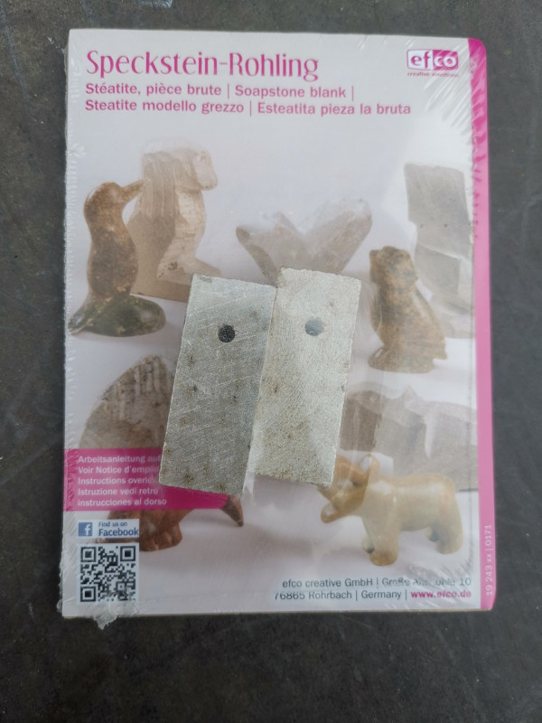 Amulettstbchen mit Loch; aus Brasilien; Rohling; 2 Stck
