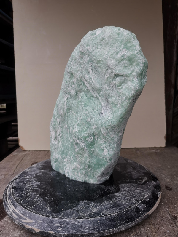 Speckstein; Einzelstck; aus Indien; trkis; 10,460 kg