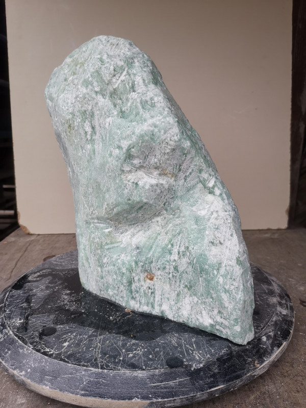 Speckstein; Einzelstck; aus Indien; trkis; 10,460 kg