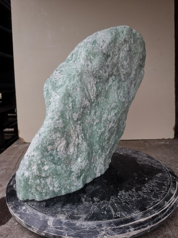 Speckstein; Einzelstck; aus Indien; trkis; 10,460 kg