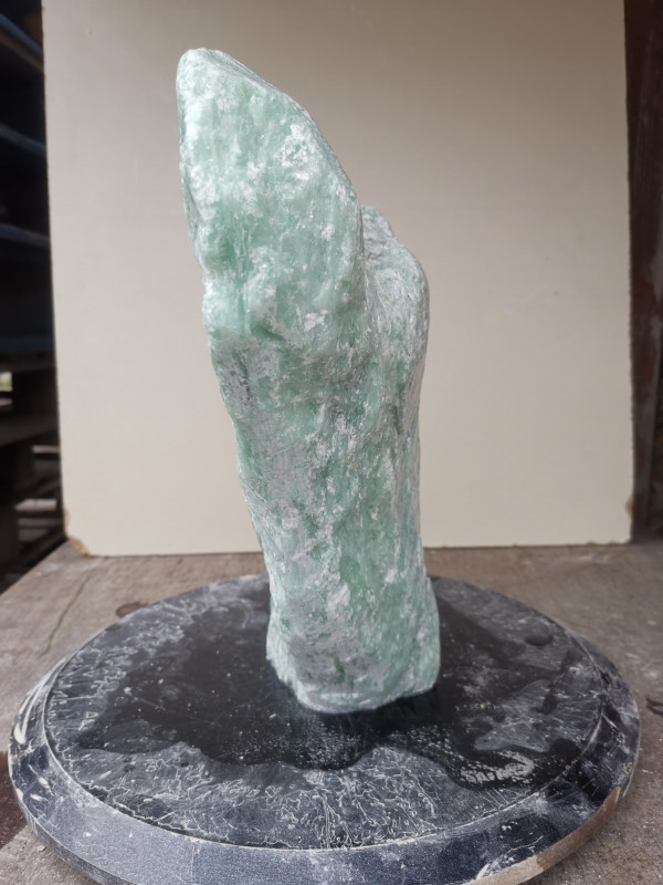 Speckstein; Einzelstck; aus Indien; trkis; 10,460 kg