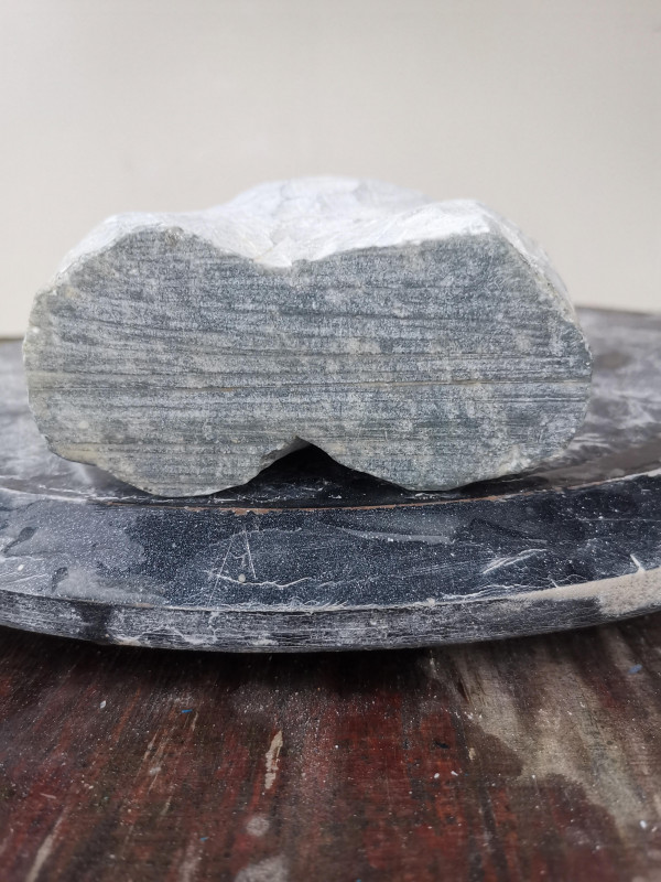 Speckstein; XXL Torso Frau; Einzelst�ck; Brasilien; gr�n; 2.150 kg