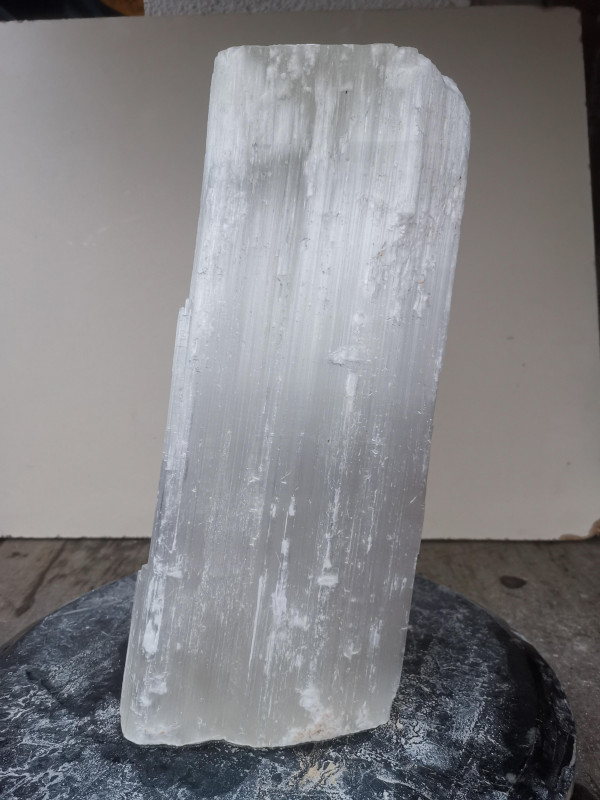 Selenit; Heilstein; Marokko; transparent; 9,710 kg