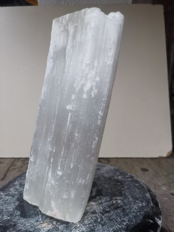 Selenit; Heilstein; Marokko; transparent; 9,710 kg