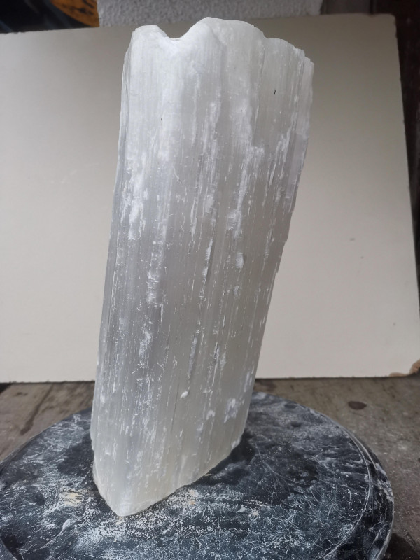 Selenit; Heilstein; Marokko; transparent; 9,710 kg