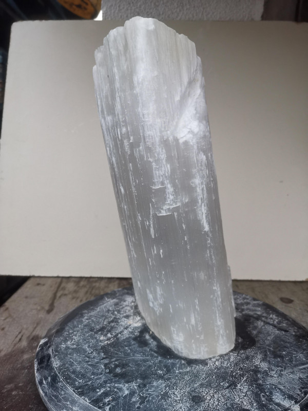 Selenit; Heilstein; Marokko; transparent; 9,710 kg