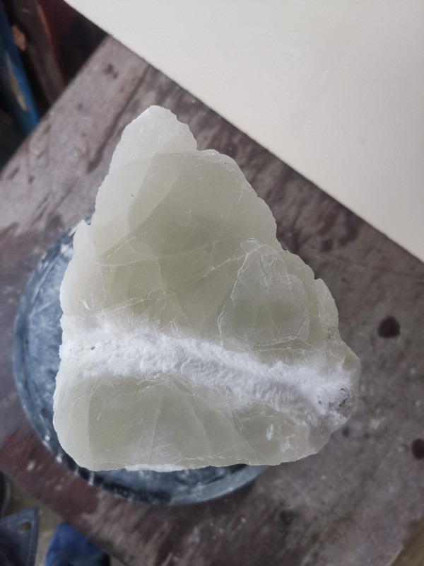 Selenit; Heilstein; Marokko; transparent; 9,710 kg