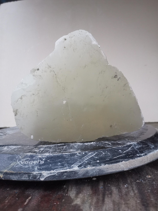 Selenit; Heilstein; Marokko; transparent; 9,710 kg