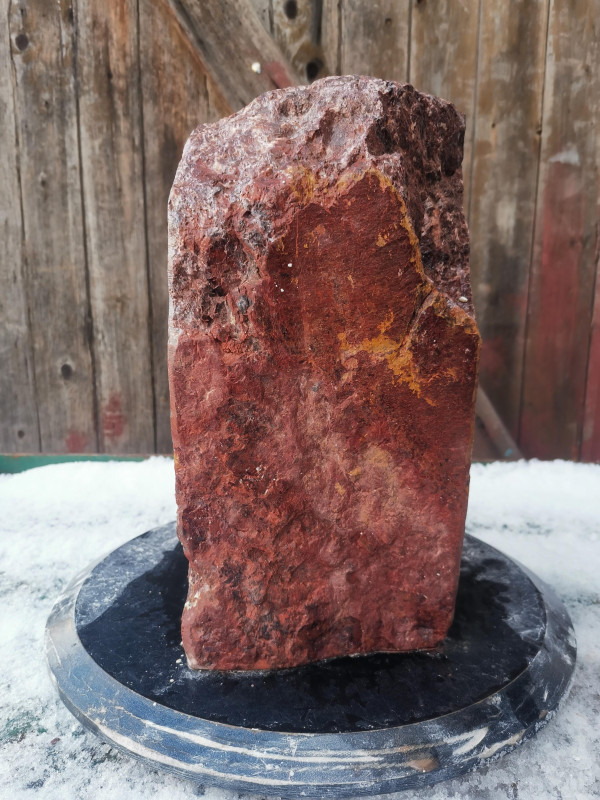 Speckstein; Einzelst�ck; aus Indien; violett; hart; 21,970 kg