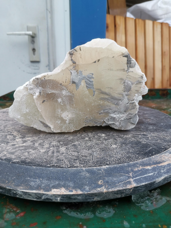 Selenit; Heilstein; Einzelst�ck; Marokko; transparent; 7,710 kg