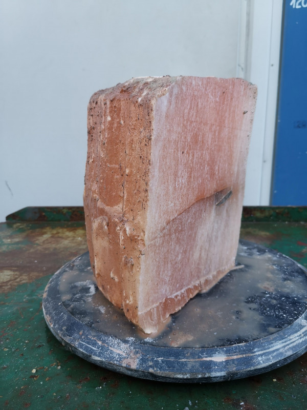 Selenit; Einzelst�ck; Heilstein; orange; aus Marokko; 11,660 kg