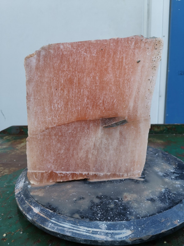 Selenit; Einzelst�ck; Heilstein; orange; aus Marokko; 11,660 kg