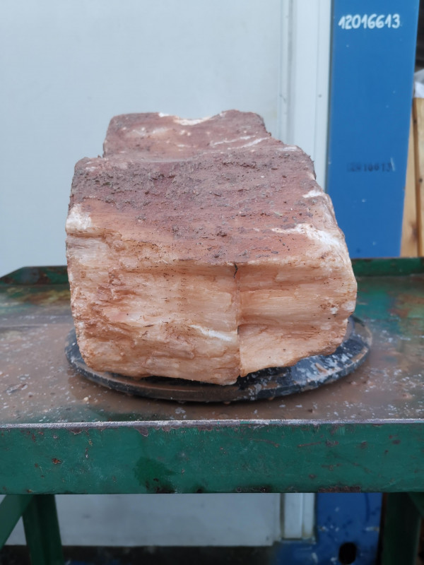 Selenit; Einzelst�ck; aus Marokko; orange; 29,890 kg