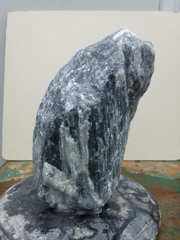 Speckstein; Einzelst�ck; China; schwarz-wei�; 16,380 kg