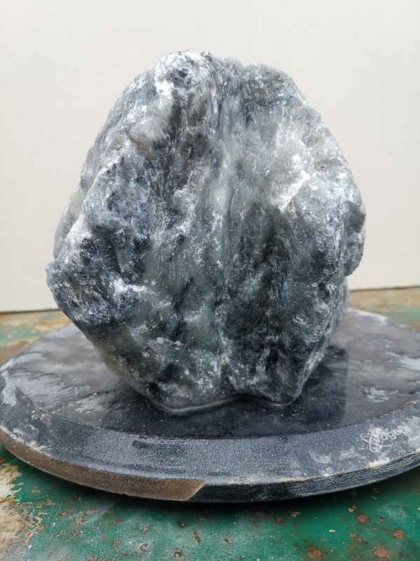 Speckstein; Einzelst�ck; China; schwarz-wei�; 16,380 kg