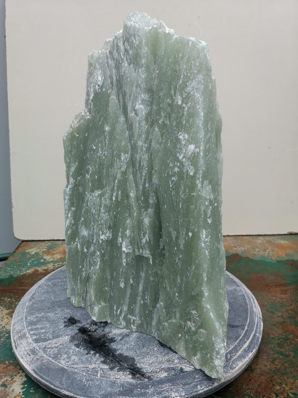 Speckstein; Einzelst�ck; aus Indien; Lemongr�n; 16,250 kg