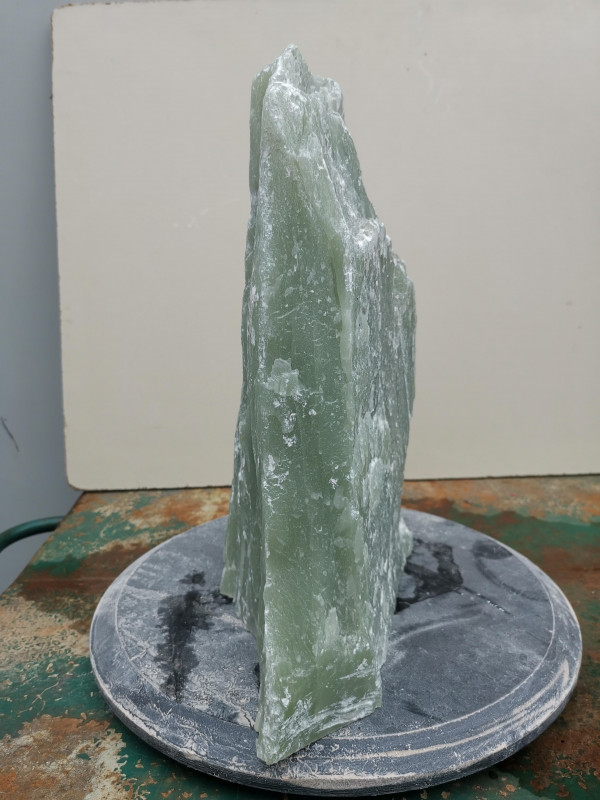 Speckstein; Einzelst�ck; aus Indien; Lemongr�n; 16,250 kg