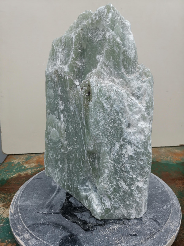 Speckstein; Einzelst�ck; aus Indien; Lemongr�n; 16,250 kg