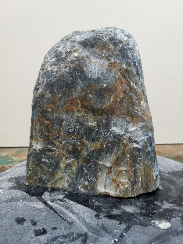 Speckstein; Einzelst�ck; aus Indien; gr�n Mix; �berwiegend gr�n; 6,090 kg