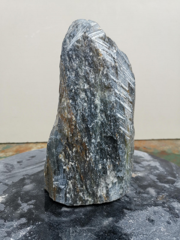 Speckstein; Einzelst�ck; aus Indien; gr�n Mix; �berwiegend gr�n; 6,090 kg