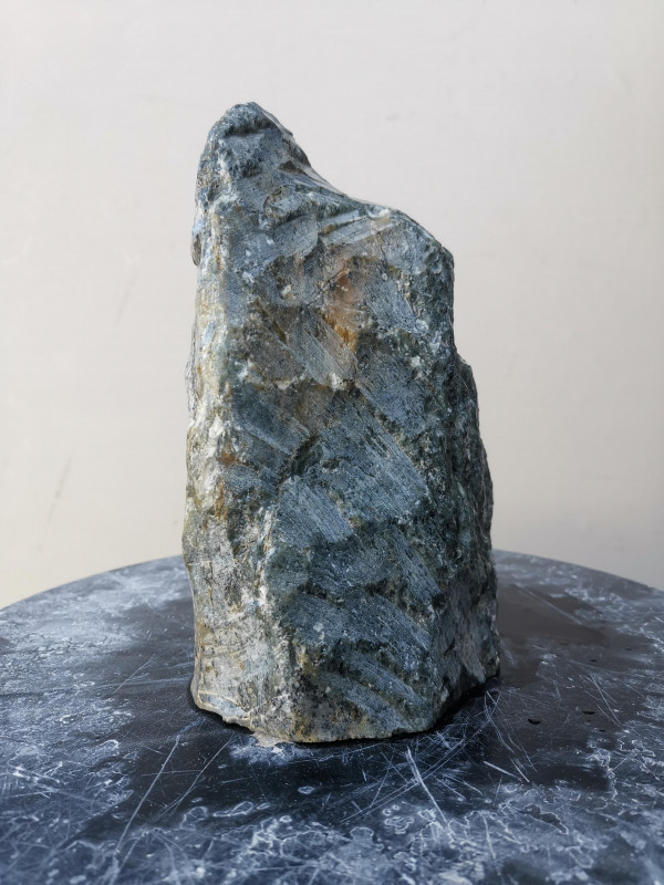 Speckstein; Einzelst�ck; aus Indien; dunkler Farb Mix; 2,570 kg