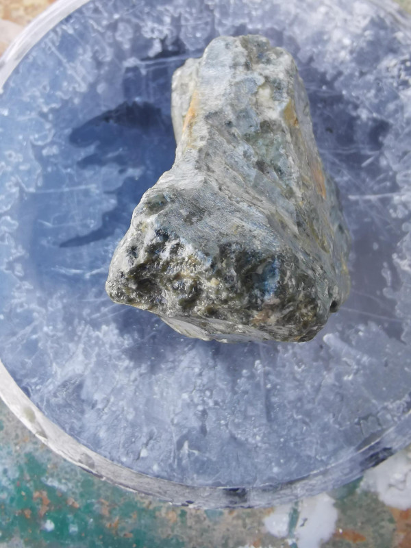 Speckstein; Einzelst�ck; aus Indien; dunkler Farb Mix; 2,570 kg