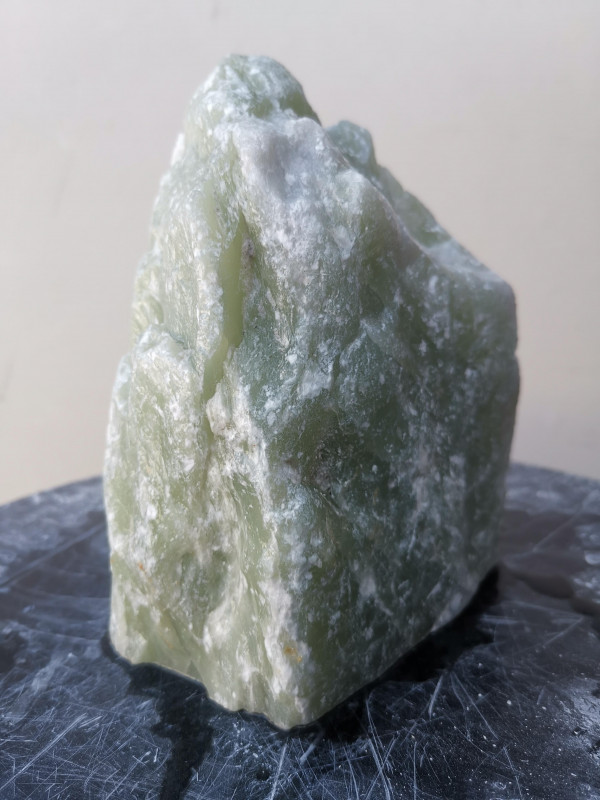 Speckstein; Einzelst�ck; aus Indien; Lemongr�n; 2,450 kg