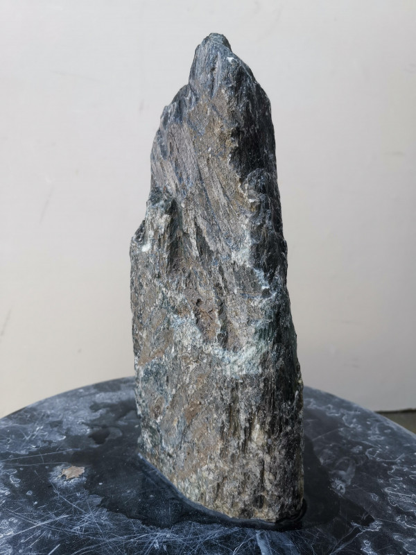 Speckstein; Einzelst�ck; aus Indien; t�rkis schwarz; 2,660 kg