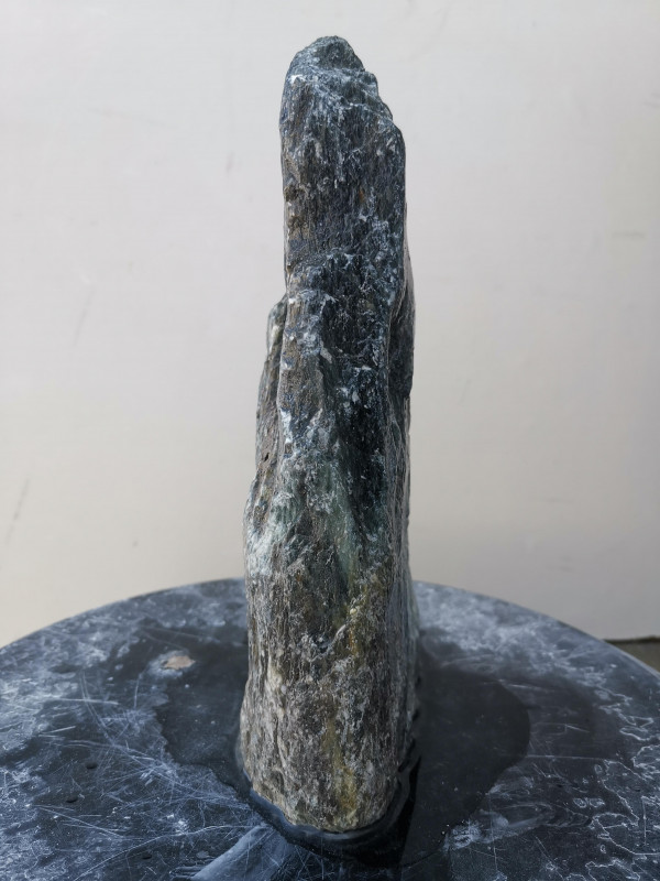 Speckstein; Einzelst�ck; aus Indien; t�rkis schwarz; 2,660 kg