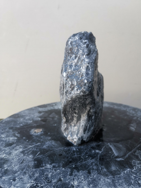 Speckstein; Einzelst�ck; aus China; schwarz wei�; 2,000 kg