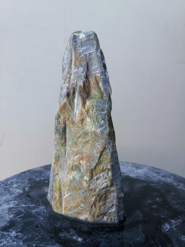 Speckstein; Einzelst�ck; aus Indien; gr�n Mix; 1,740 kg