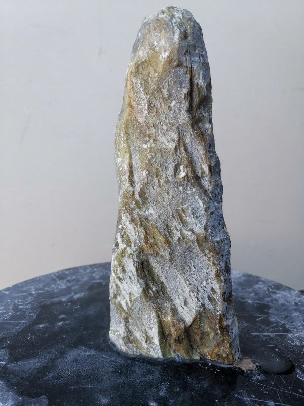 Speckstein; Einzelst�ck; aus Indien; gr�n Mix; 1,740 kg