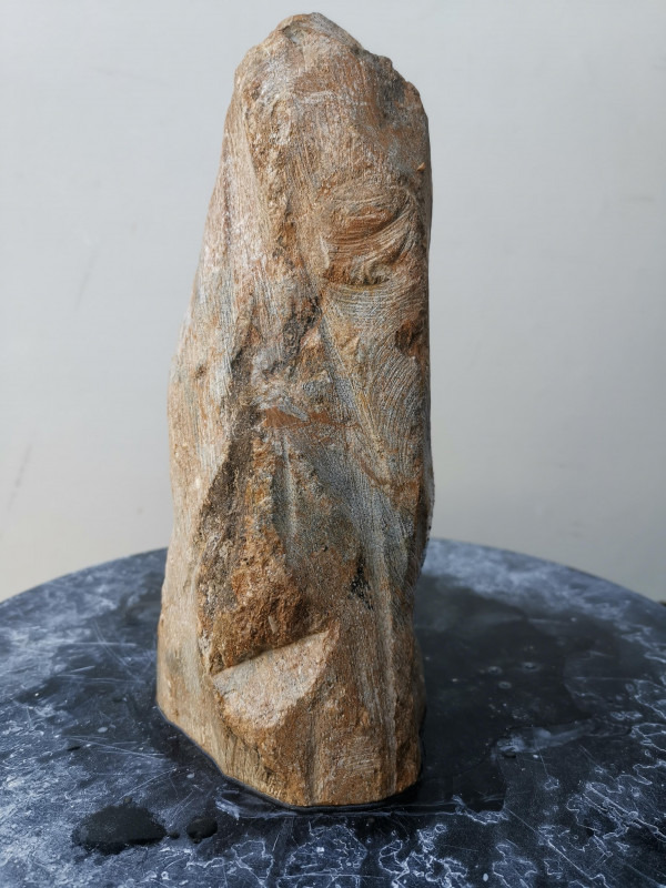 Speckstein; Einzelst�ck; aus Brasilien; brauner Farb Mix; 4,440 kg