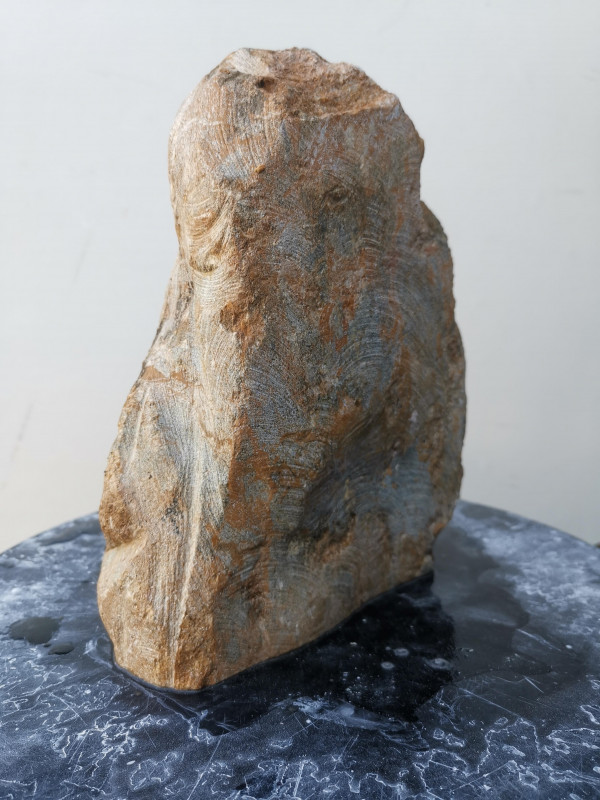 Speckstein; Einzelst�ck; aus Brasilien; brauner Farb Mix; 4,440 kg