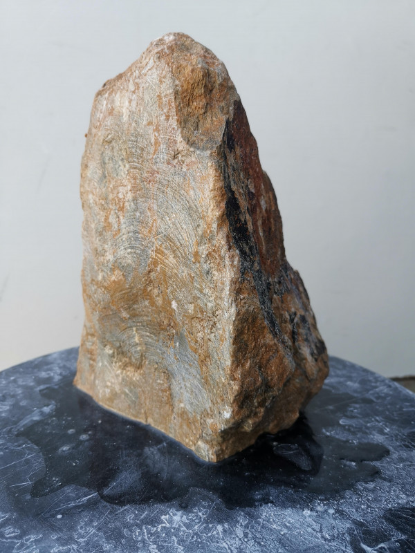 Speckstein; Einzelst�ck; aus Brasilien; brauner Farb Mix; 4,440 kg