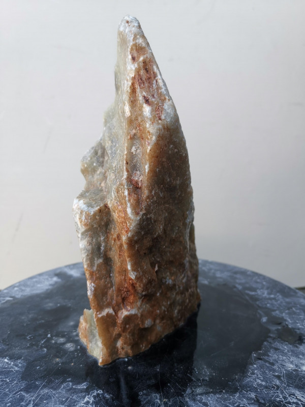 Speckstein; Einzelst�ck; aus Indien; dunkelgrau; harter Speckstein; 3,470 kg