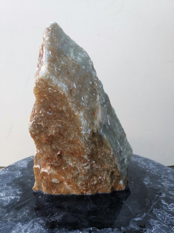 Speckstein; Einzelst�ck; aus Indien; dunkelgrau; harter Speckstein; 3,470 kg