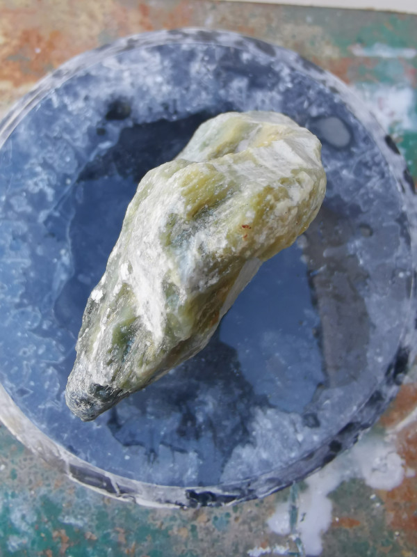 Speckstein; Einzelst�ck; aus Indien; Farb Mix; 3,150 kg