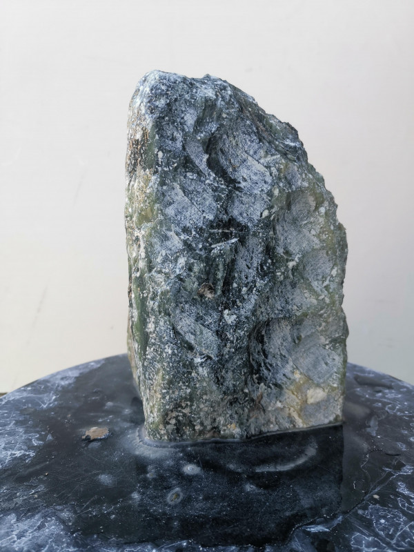 Speckstein; Einzelst�ck; aus Indien; gr�n Mix; 3,200 kg