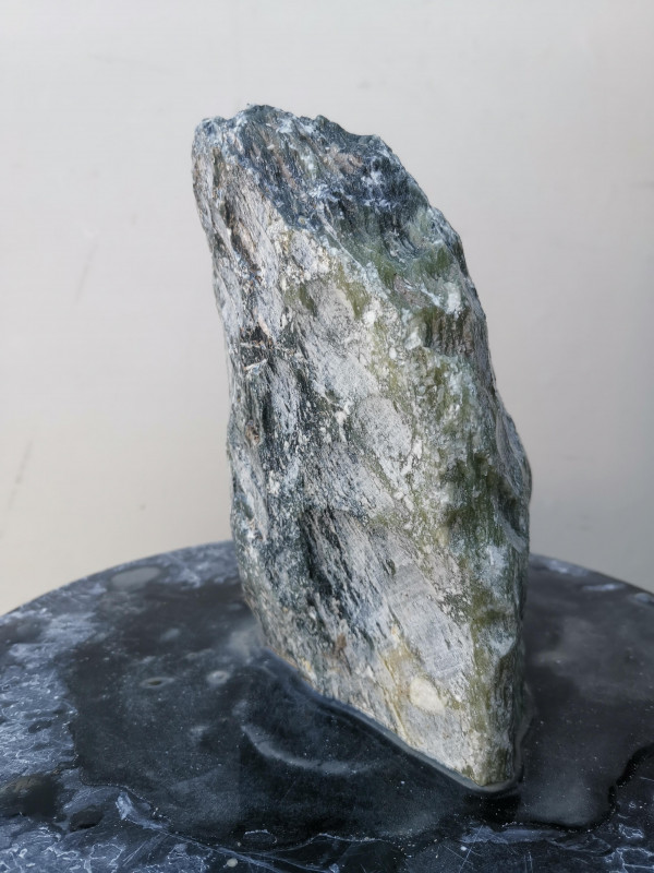 Speckstein; Einzelst�ck; aus Indien; gr�n Mix; 3,200 kg