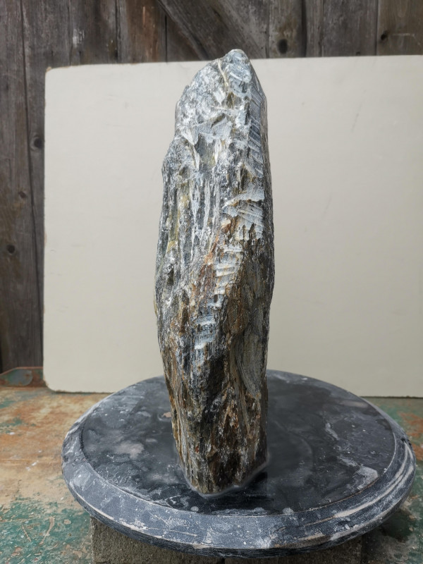 Speckstein; Einzelst�ck; aus Indien; gr�n Farb Mix; 13,550 kg