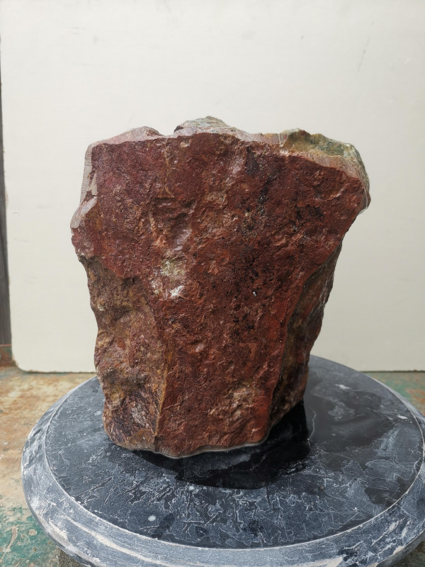 Speckstein; Einzelst�ck; aus Indien; harte Sorte; violett mit beige Stellen; 11,680 kg