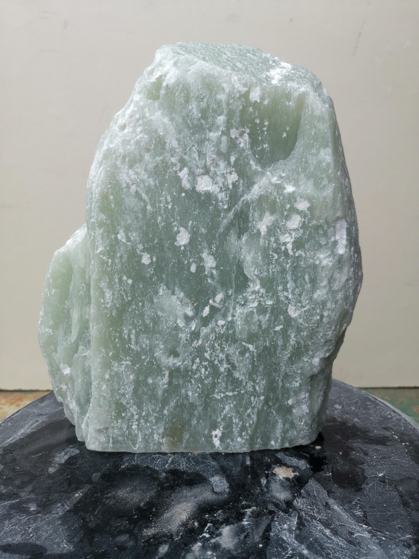 Speckstein; Einzelst�ck; aus Indien; Lemongr�n; 5,390 kg