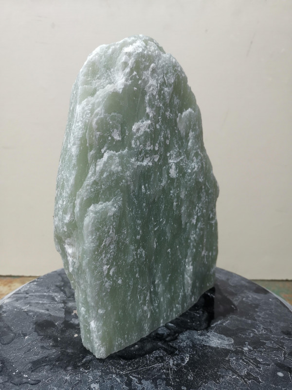 Speckstein; Einzelst�ck; aus Indien; Lemongr�n; 5,390 kg