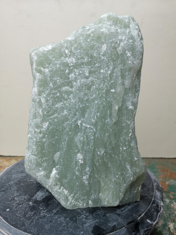 Speckstein; Einzelst�ck; aus Indien; Lemongr�n; 15,690 kg